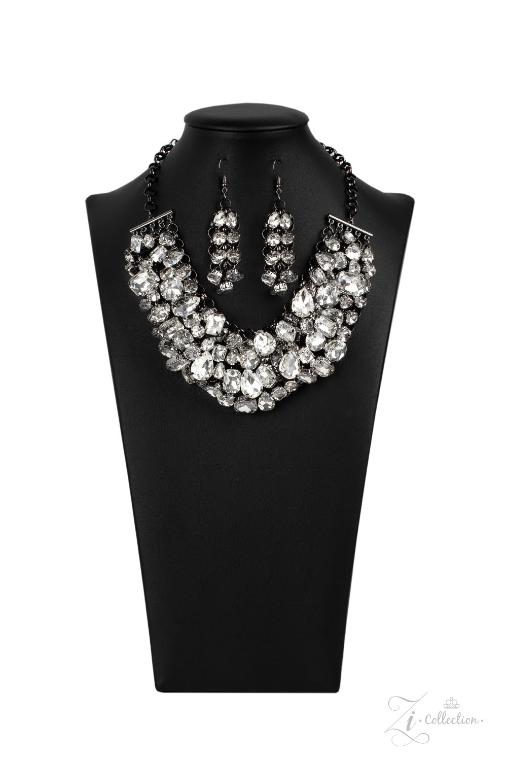 Paparazzi Ambitious 2020 Zi Collection White Necklace - A Finishing Touch