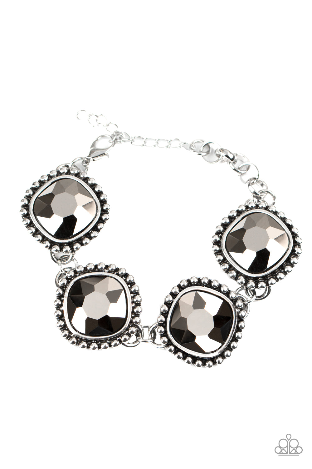 Paparazzi Megawatt - Silver Bracelet - A Finishing Touch 