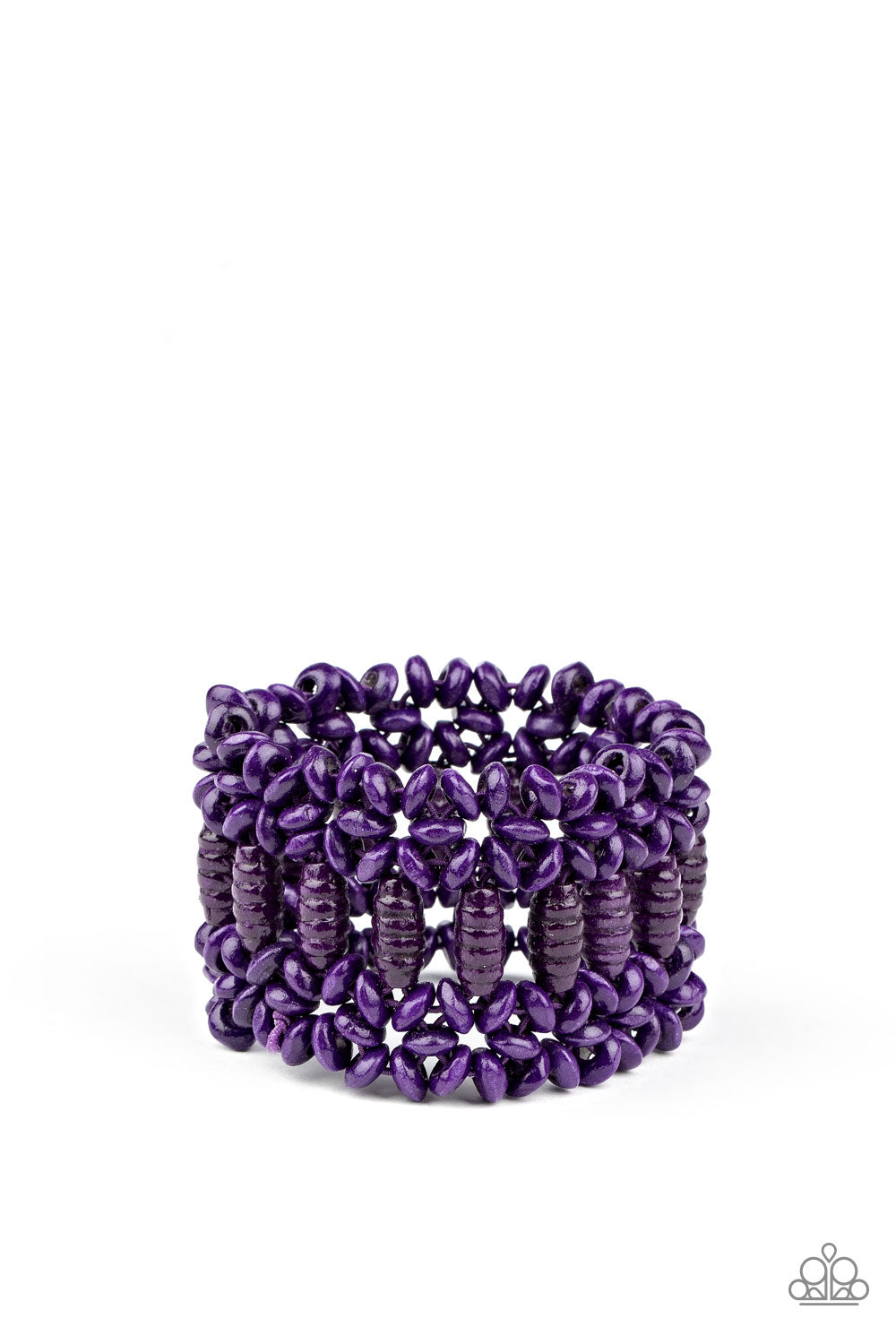 Paparazzi Fiji Flavor - Purple Bracelet - A Finishing Touch 