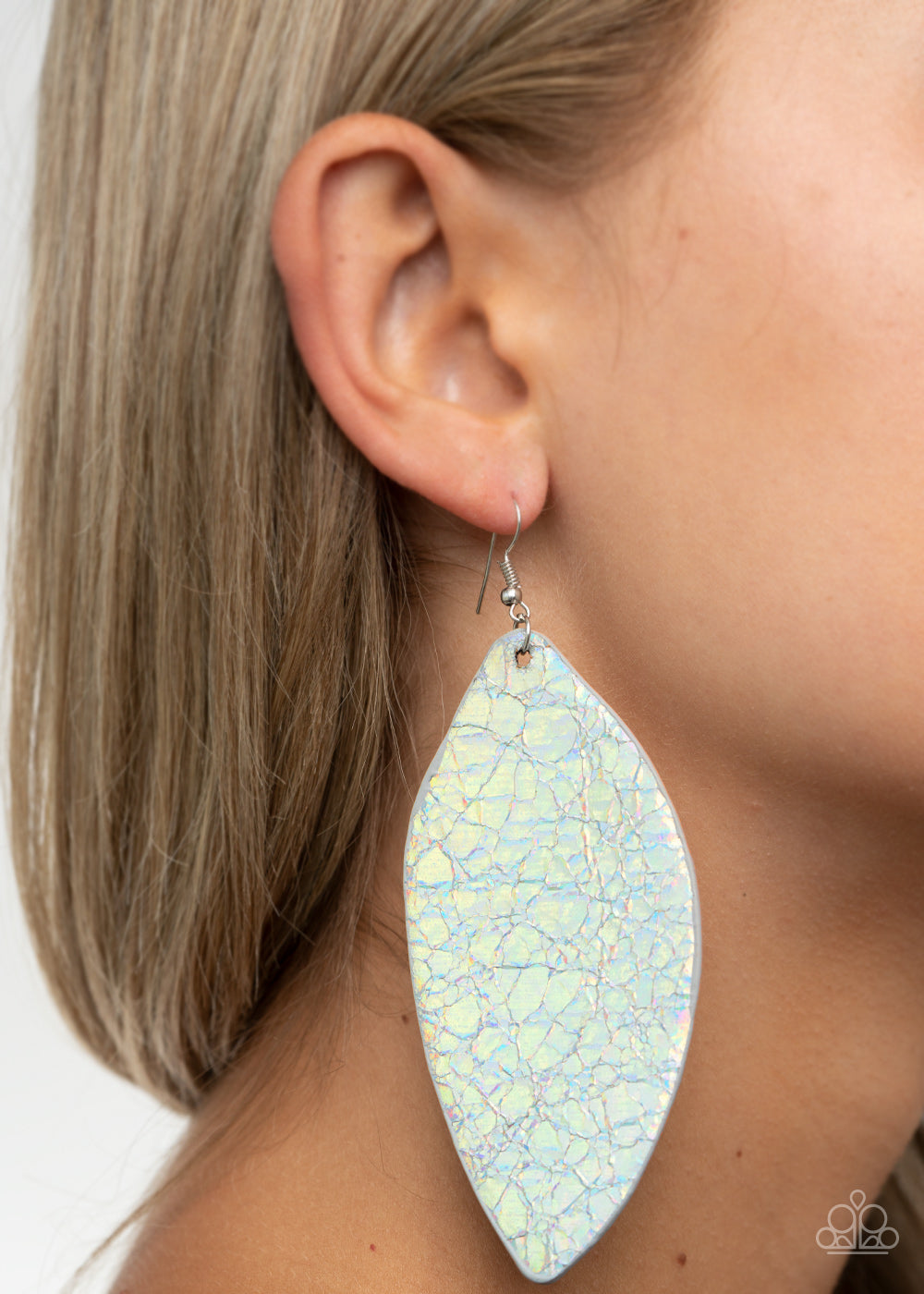 Paparazzi Eden Radiance - Multi Metallic Iridescent Earrings - A Finishing Touch 