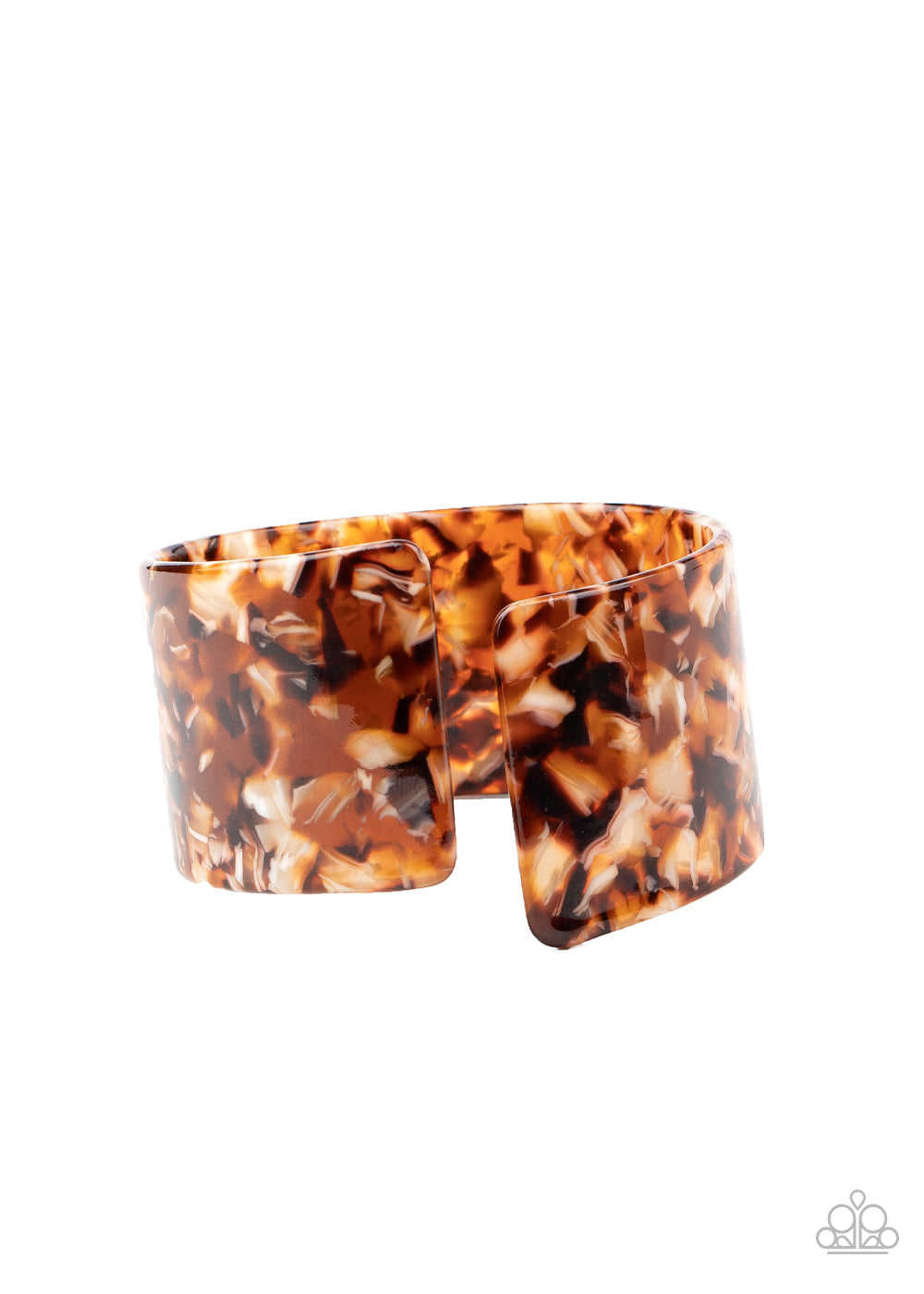 Paparazzi Haute Hustle - Brown Bracelet - A Finishing Touch 