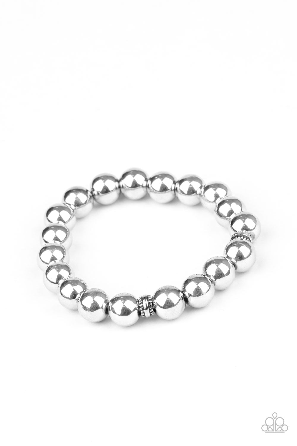 Paparazzi Resilience - Silver Bracelet - A Finishing Touch Jewelry