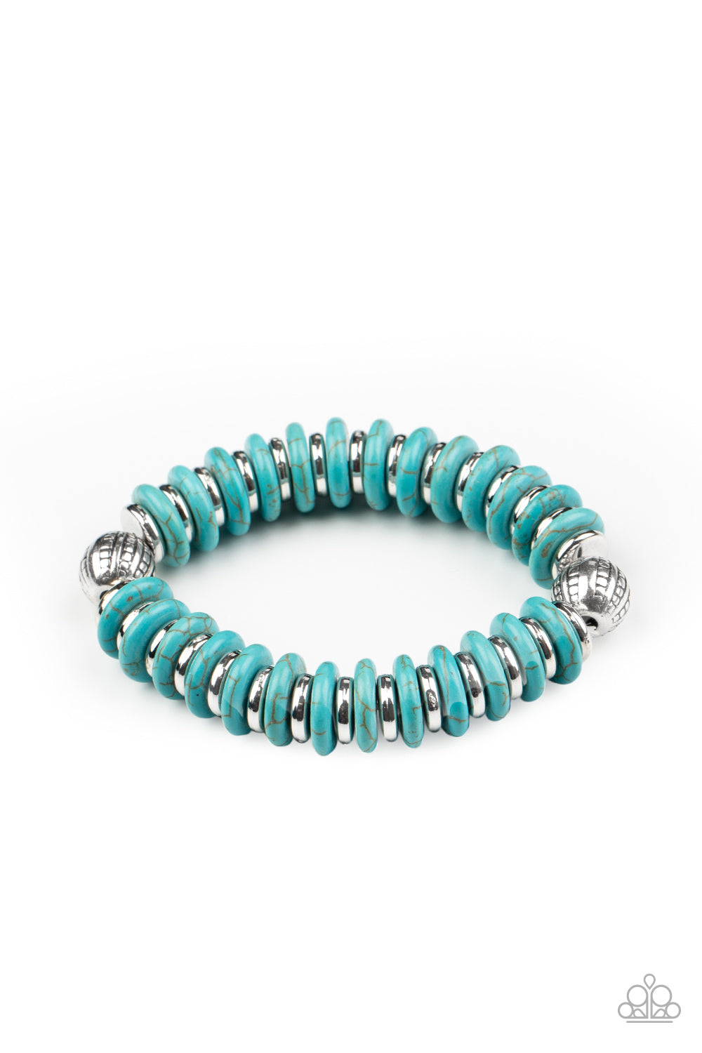 Paparazzi Eco Experience - Blue Bracelet - A Finishing Touch Jewelry