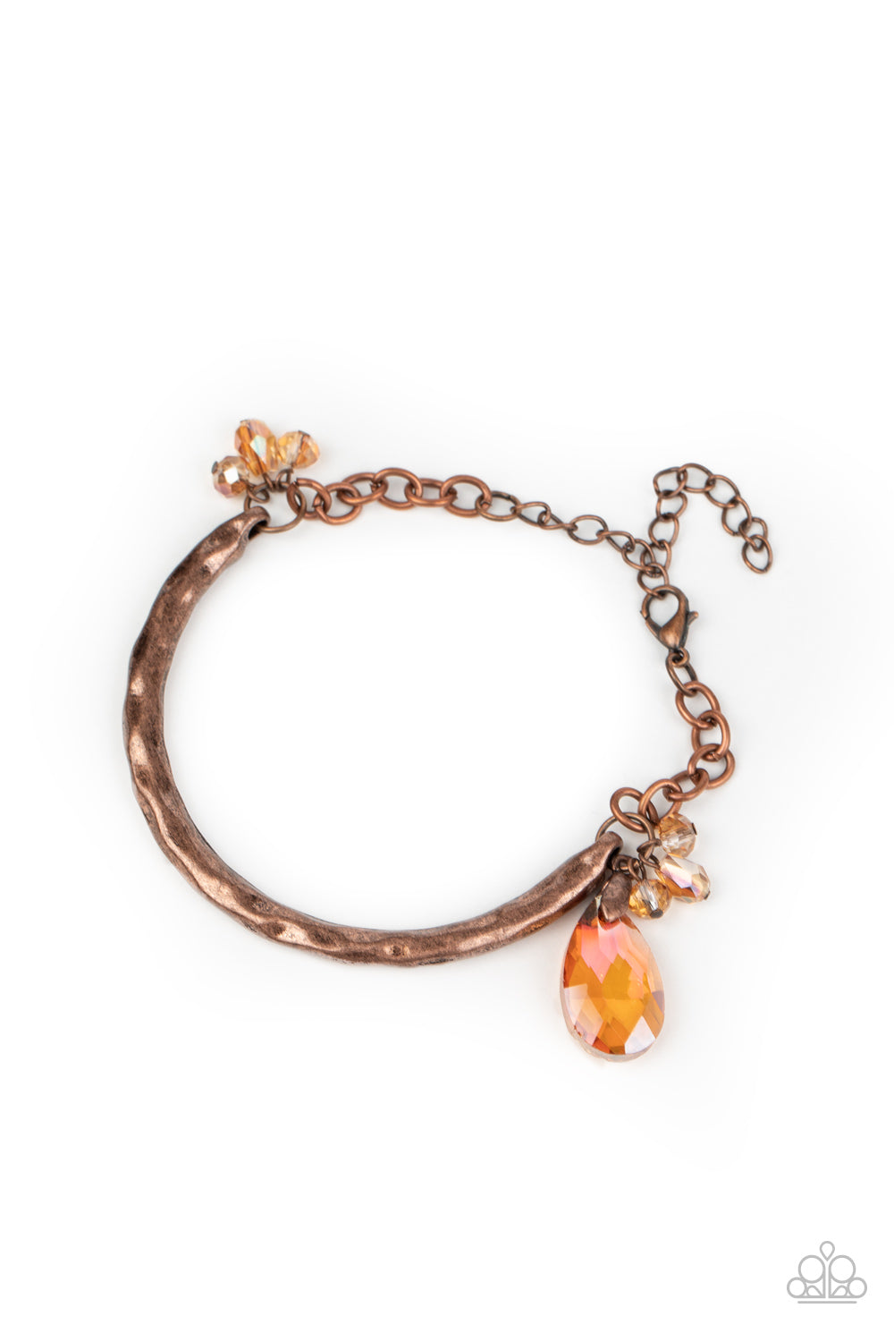 Paparazzi Let Yourself GLOW - Copper Bracelet - A Finishing Touch 