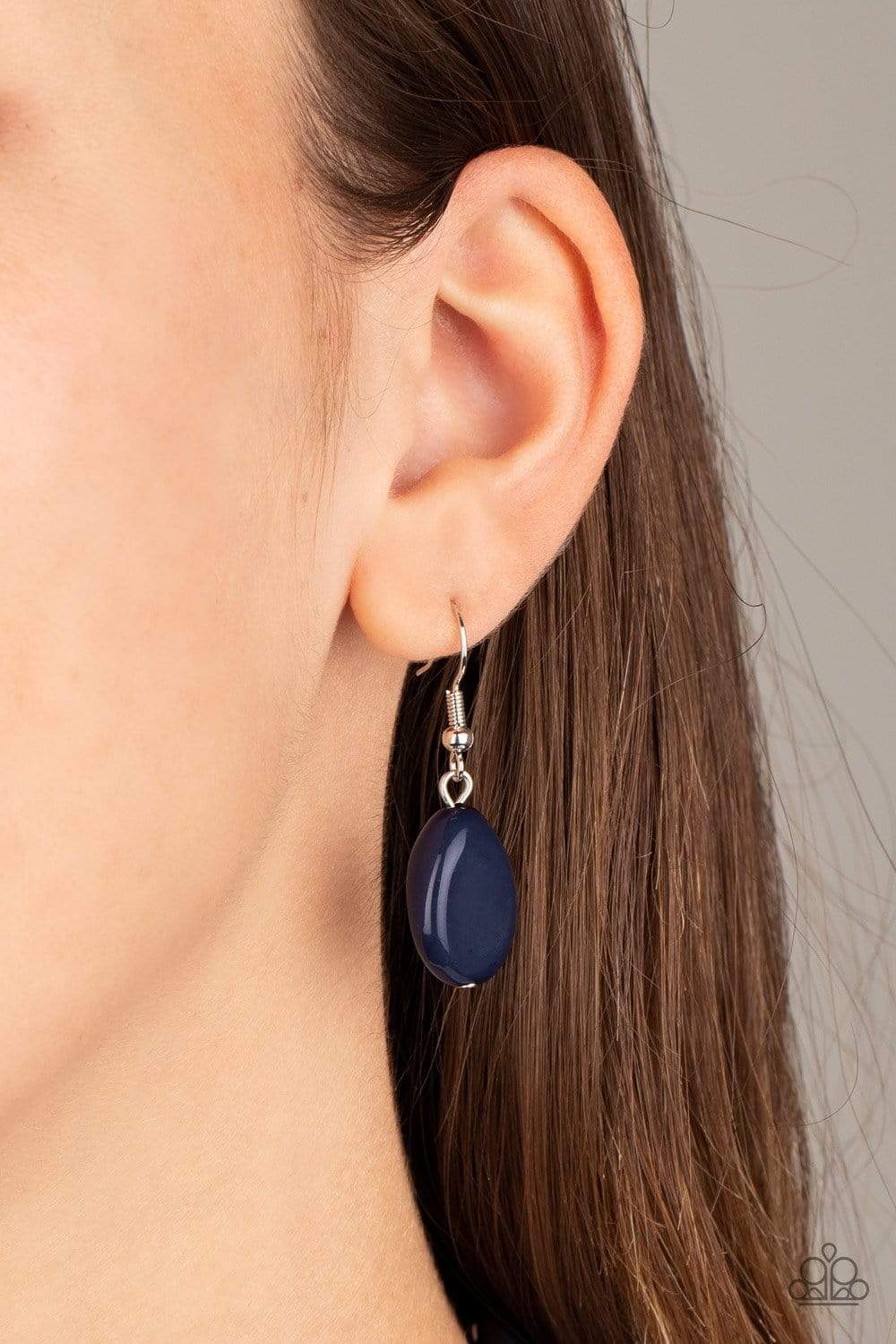 Paparazzi Two-Story Stunner - Blue Necklace - A Finishing Touch 