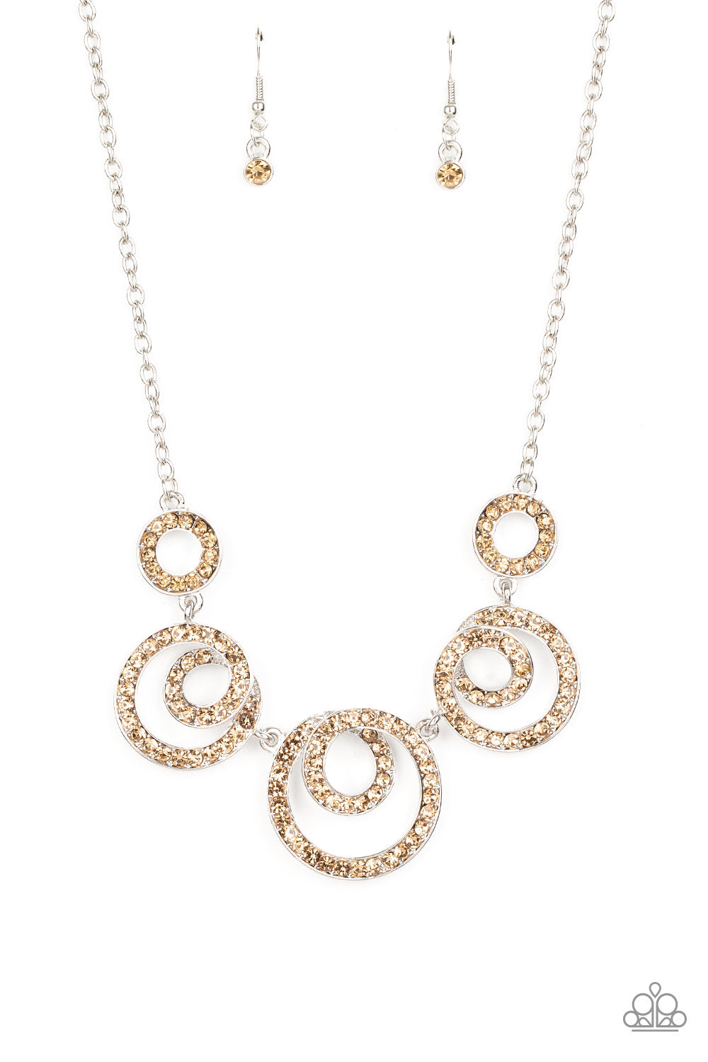 Paparazzi Total Head-Turner - Brown Necklace - A Finishing Touch 