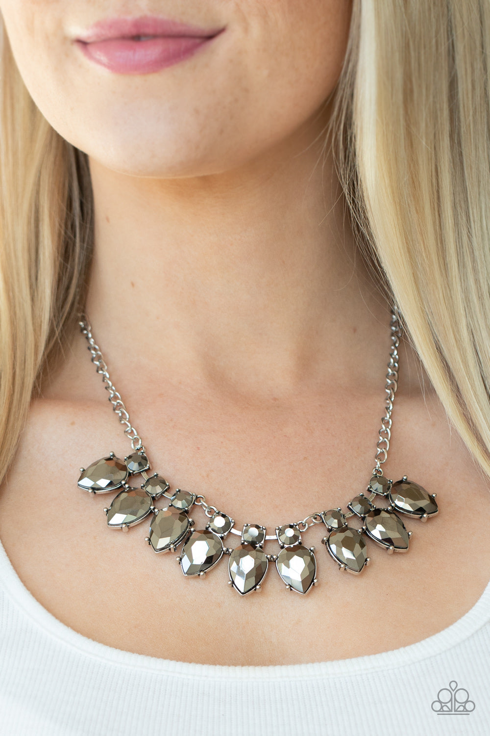 Paparazzi Extra Enticing - Silver Necklace - A Finishing Touch Jewelry