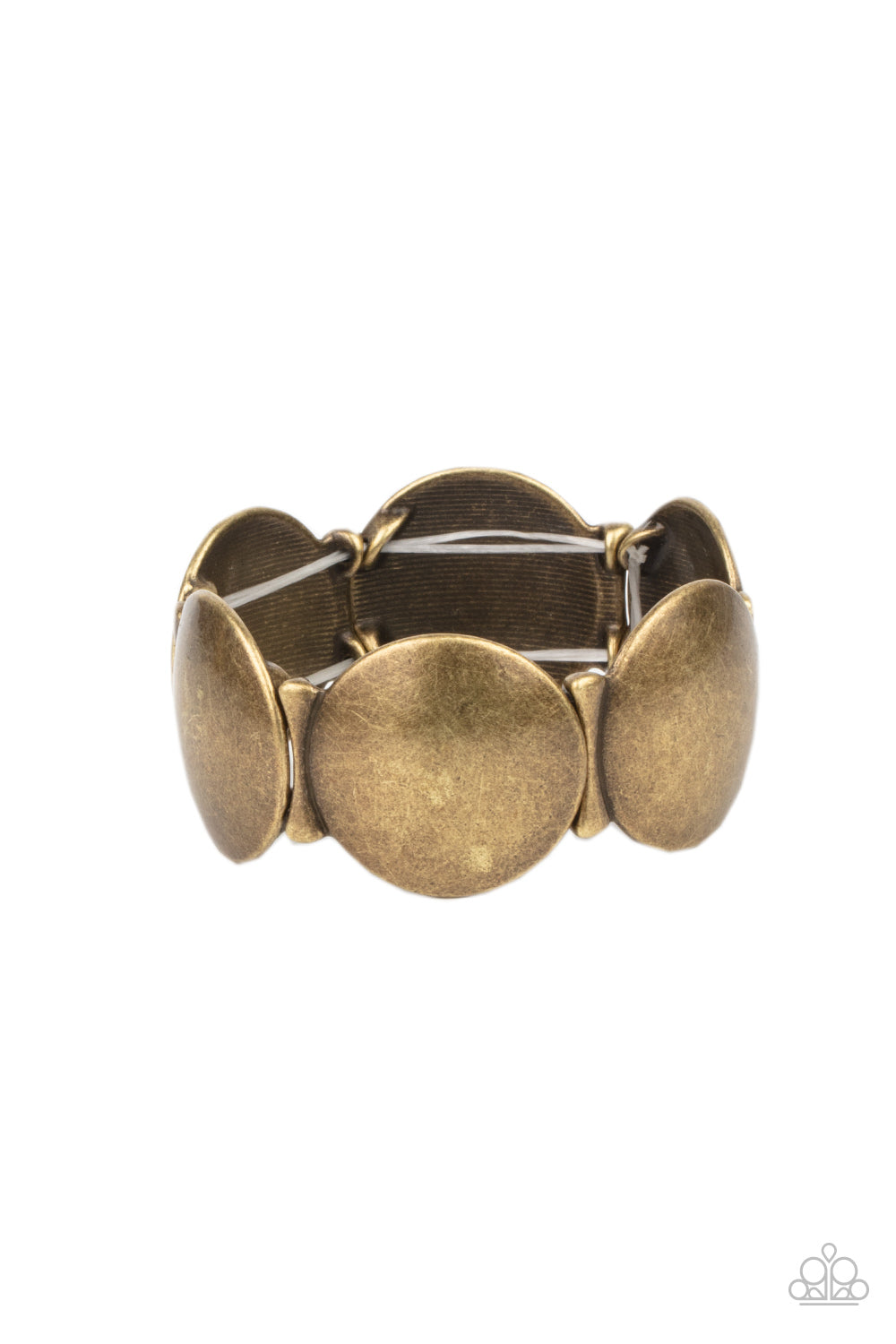 Paparazzi Going, Going, GONG! - Brass Bracelet - A Finishing Touch Jewelry