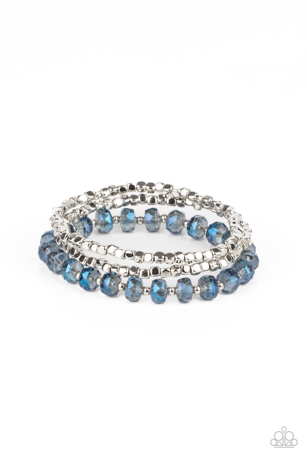 Paparazzi Celestial Circus - Blue Bracelet - A Finishing Touch Jewelry