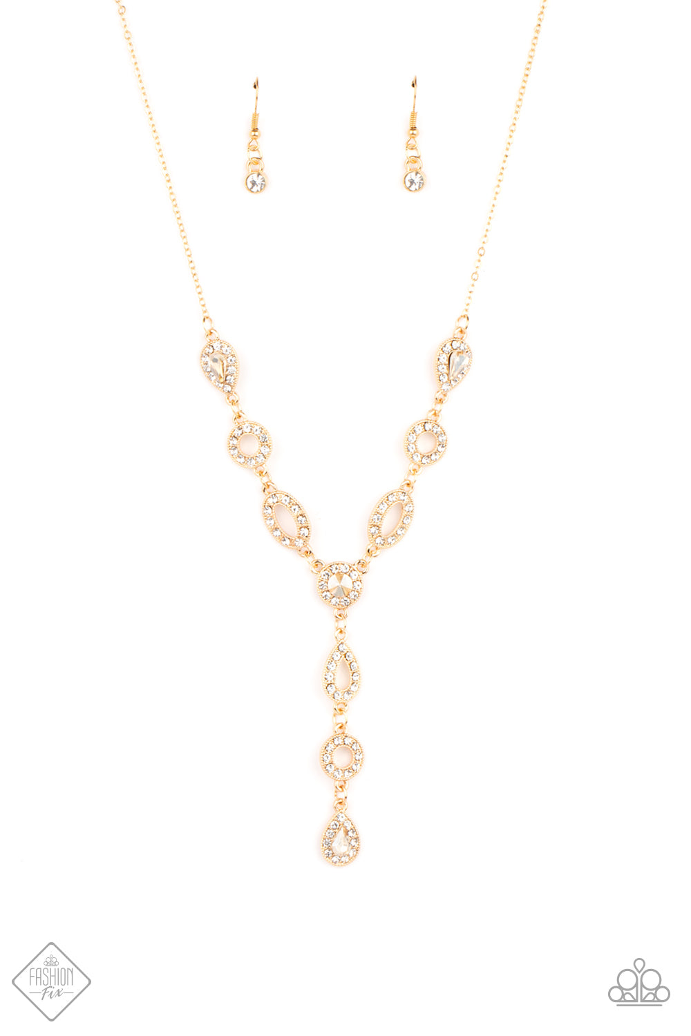 Paparazzi Royal Redux - Gold Fashion Fix Necklace - A Finishing Touch Jewelry