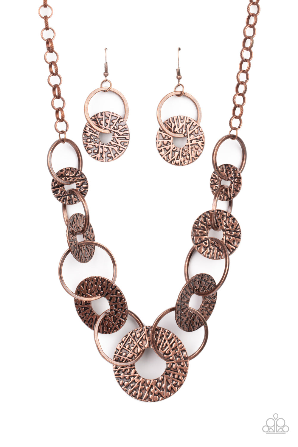 Paparazzi Industrial Envy - Copper Necklace - A Finishing Touch Jewelry