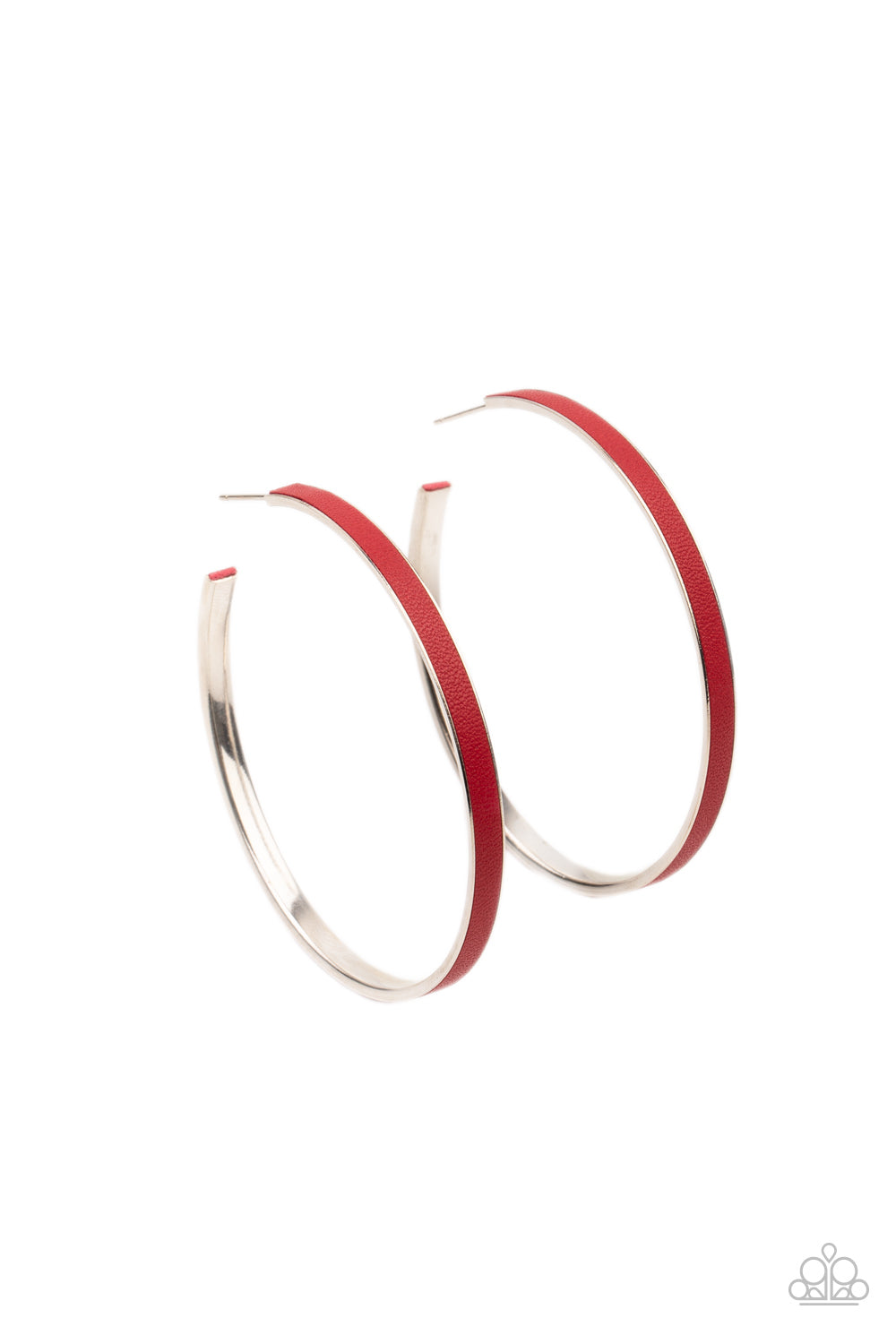 Paparazzi Fearless Flavor - Red Earrings - A Finishing Touch Jewelry