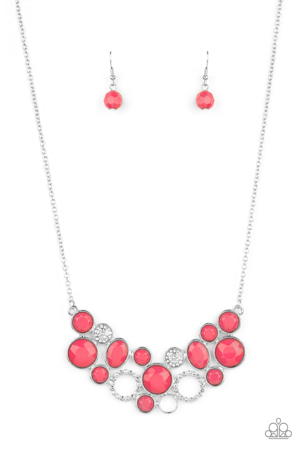 Paparazzi Extra Eloquent - Pink Necklace - A Finishing Touch Jewelry