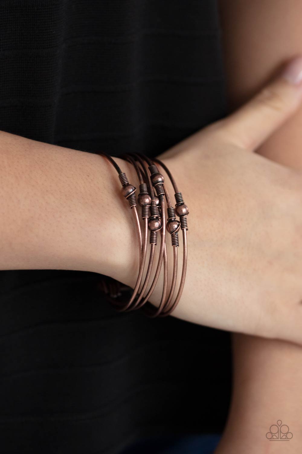 Paparazzi Industrial Intricacies - Copper Bracelet - A Finishing Touch Jewelry