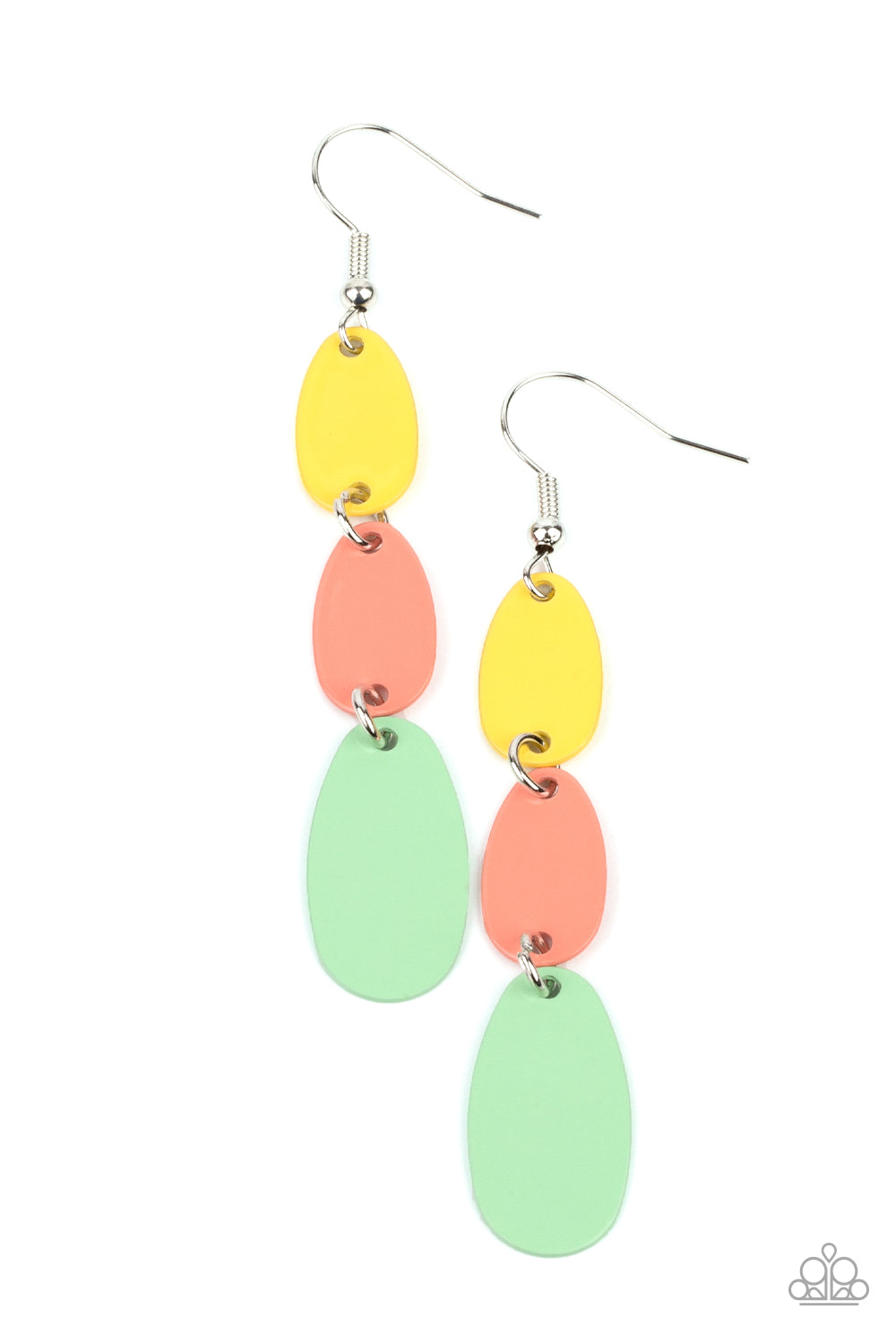 Paparazzi Rainbow Drops - Multi Earrings - A Finishing Touch Jewelry