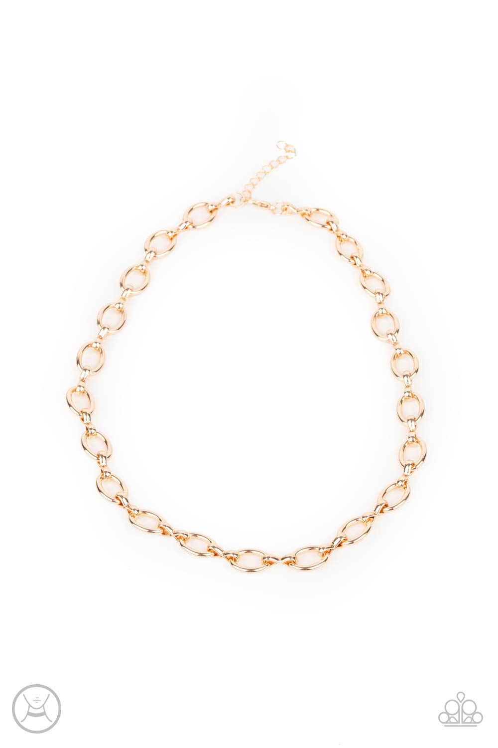 Paparazzi Craveable Couture - Gold Choker Necklace - A Finishing Touch Jewelry