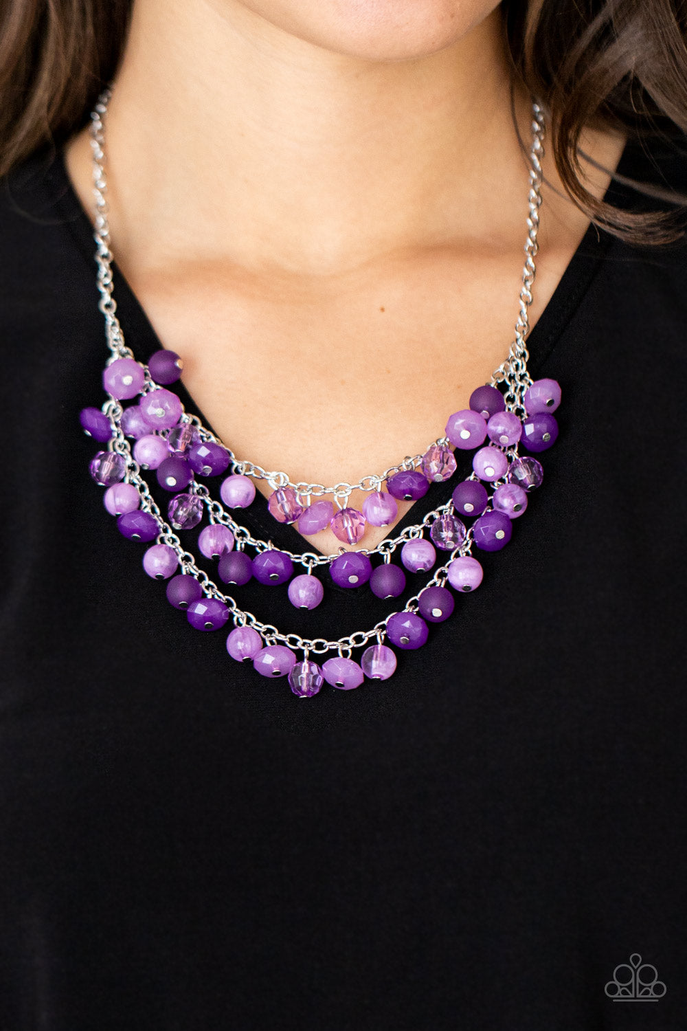 Paparazzi Fairytale Timelessness - Purple Necklace - A Finishing Touch Jewelry