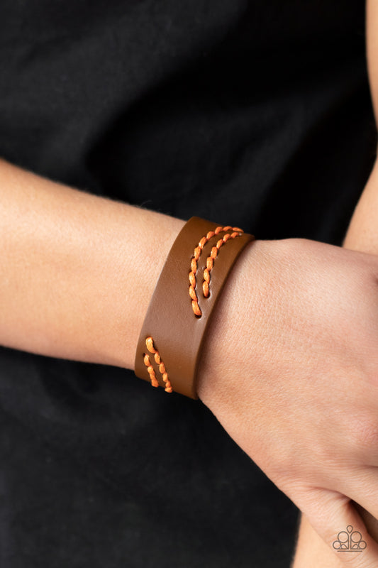 Paparazzi Harmonic Horizons - Orange Bracelet - A Finishing Touch Jewelry