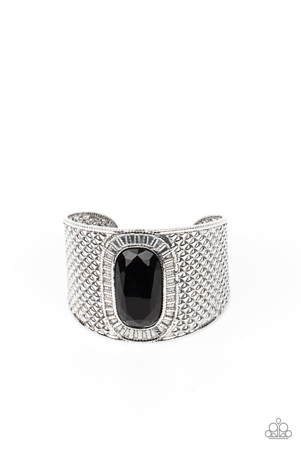 Paparazzi Poshly Pharaoh - Black Bracelet - A Finishing Touch Jewelry