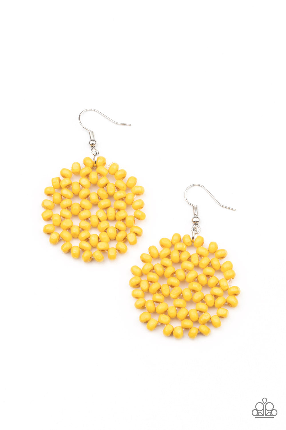 Paparazzi Summer Escapade - Yellow Earrings - A Finishing Touch Jewelry