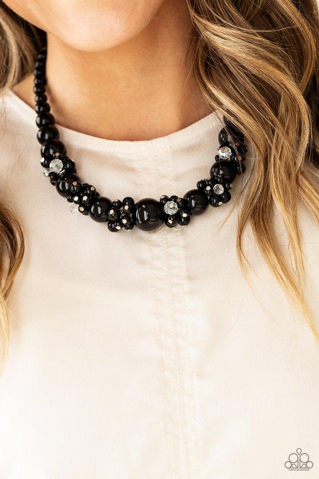 Paparazzi All Dolled UPSCALE - Black Necklace - A Finishing Touch Jewelry