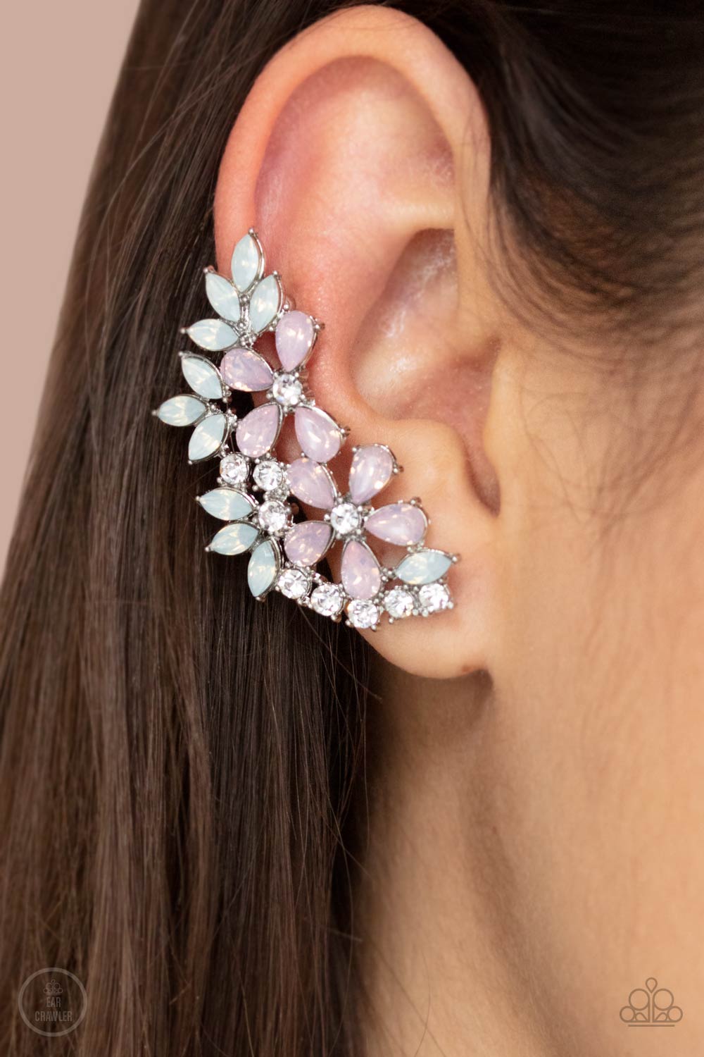 Paparazzi Garden Party Powerhouse - Pink Ear Crawlers - A Finishing Touch Jewelry