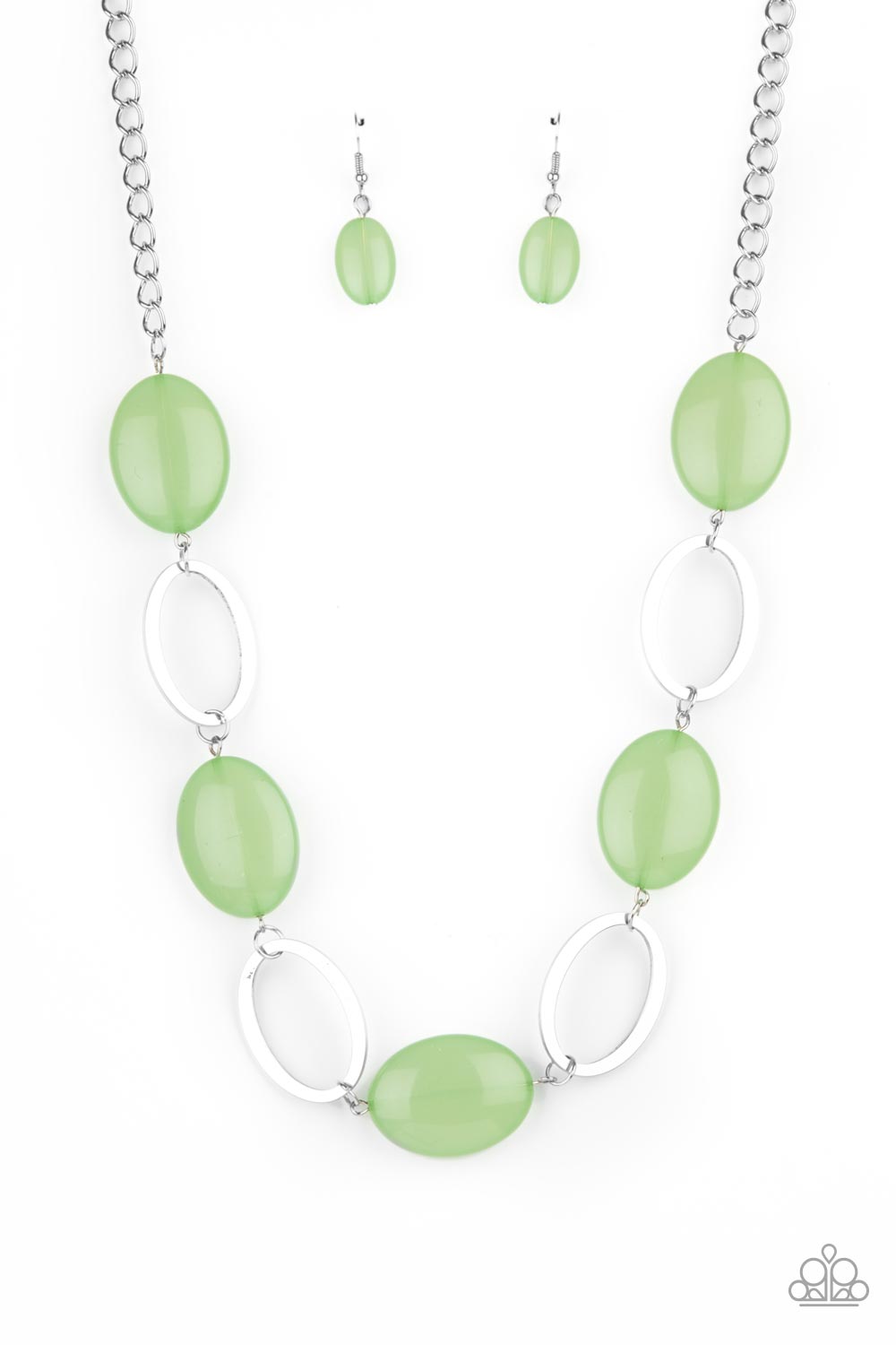 Paparazzi Beachside Boardwalk - Green Necklace - A Finishing Touch Jewelry