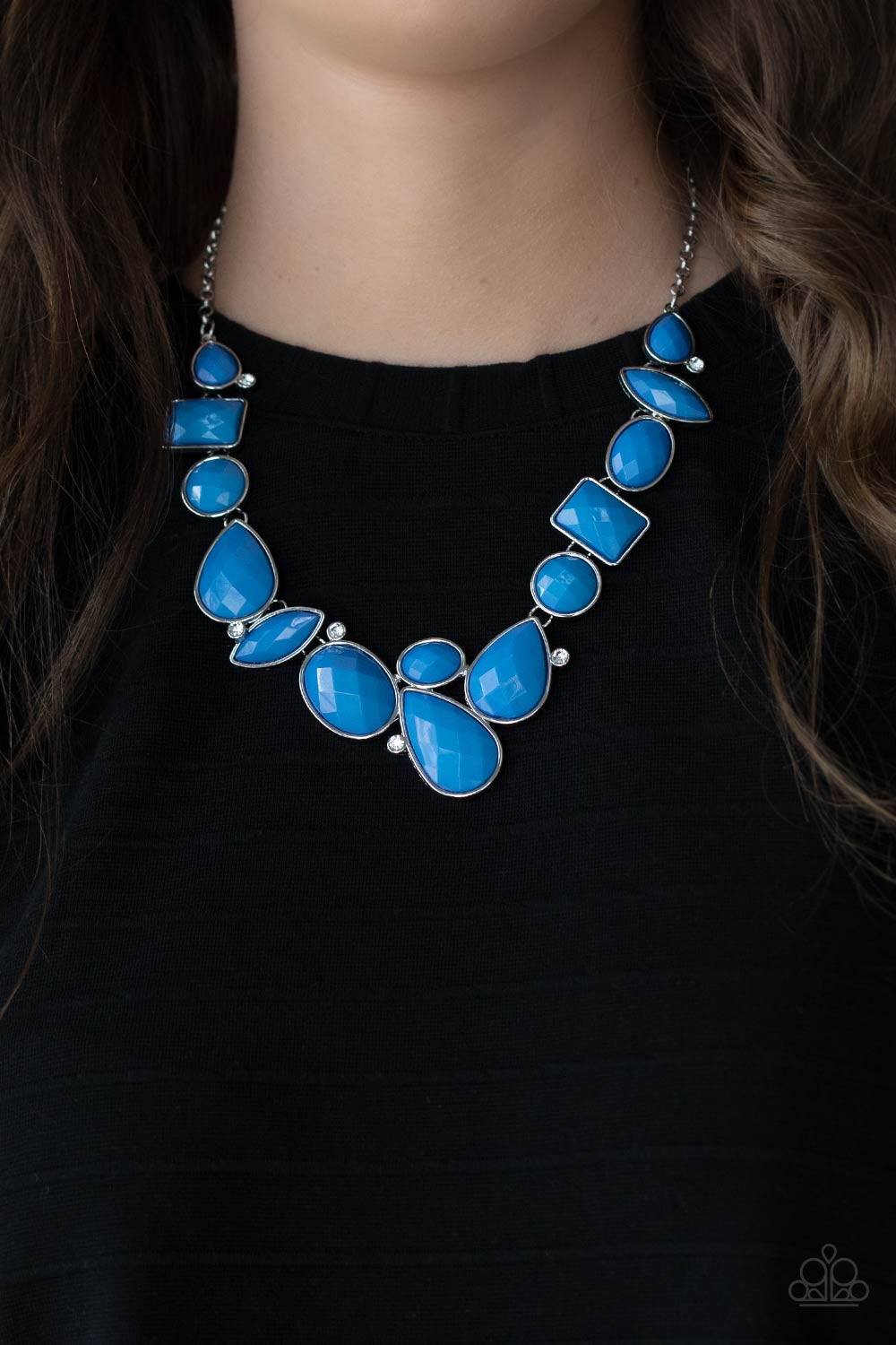 Paparazzi  Mystical Mirage - Blue Necklace - A Finishing Touch Jewelry