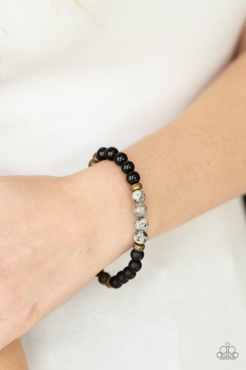 Paparazzi Petrified Powerhouse - Multi Bracelet - A Finishing Touch Jewelry