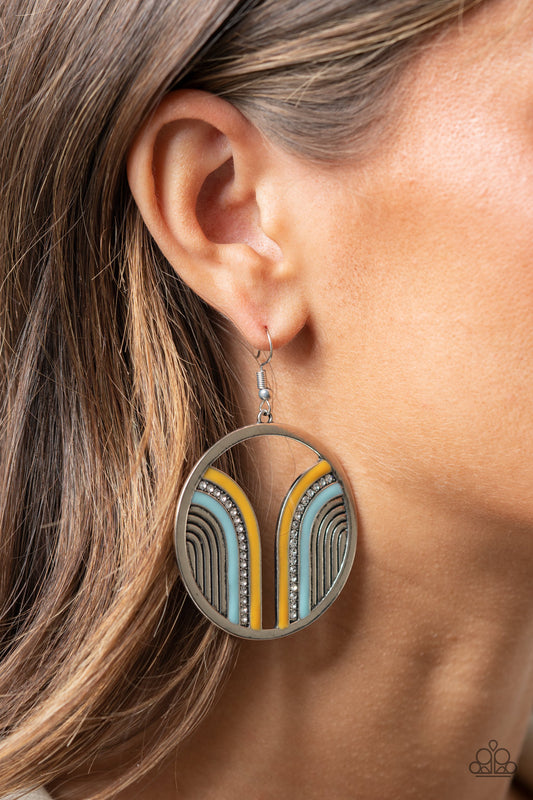 Paparazzi Delightfully Deco - Multi Earrings - A Finishing Touch Jewelry
