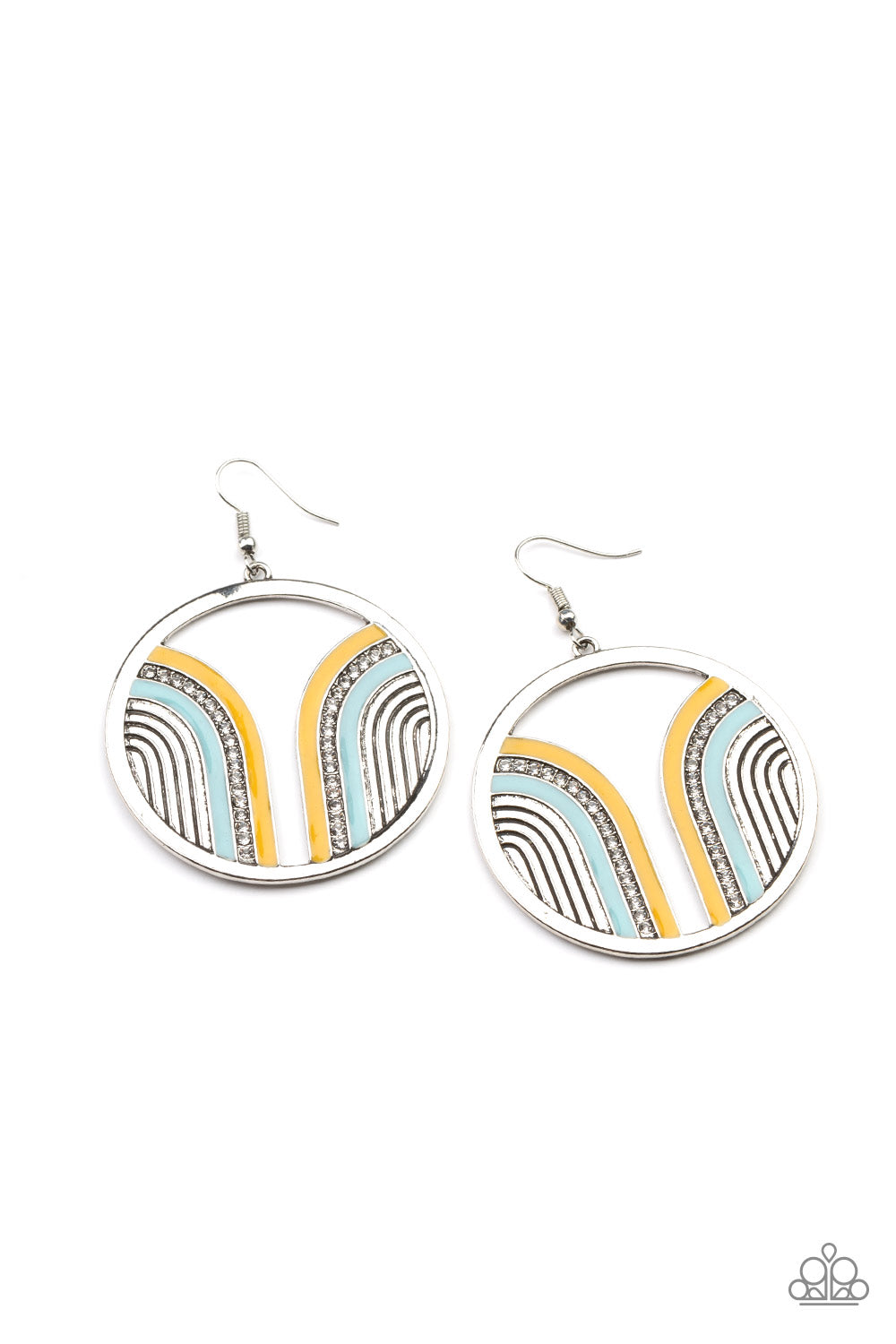 Paparazzi Delightfully Deco - Multi Earrings - A Finishing Touch Jewelry