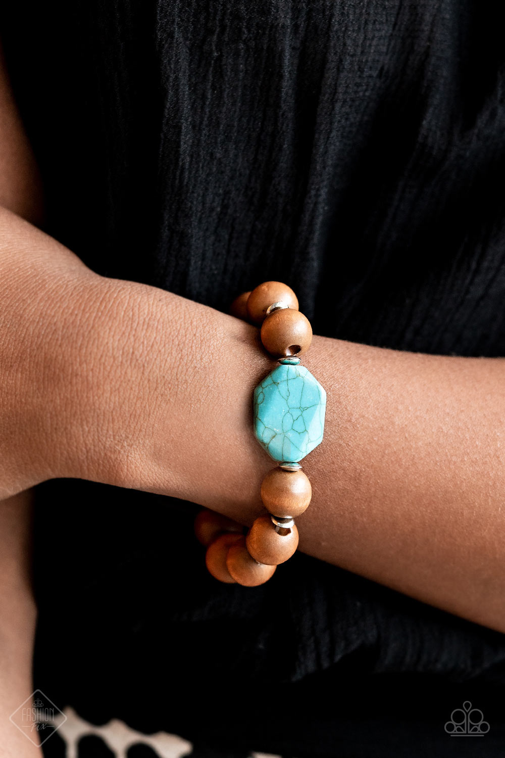 Paparazzi Abundantly Artisan - Blue Bracelet - A Finishing Touch Jewelry