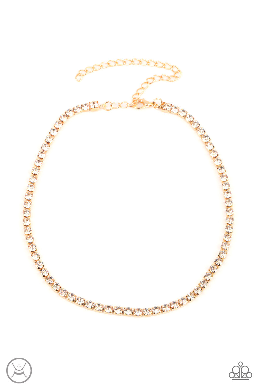 Paparazzi Starlight Radiance - Gold Choker - A Finishing Touch Jewelry