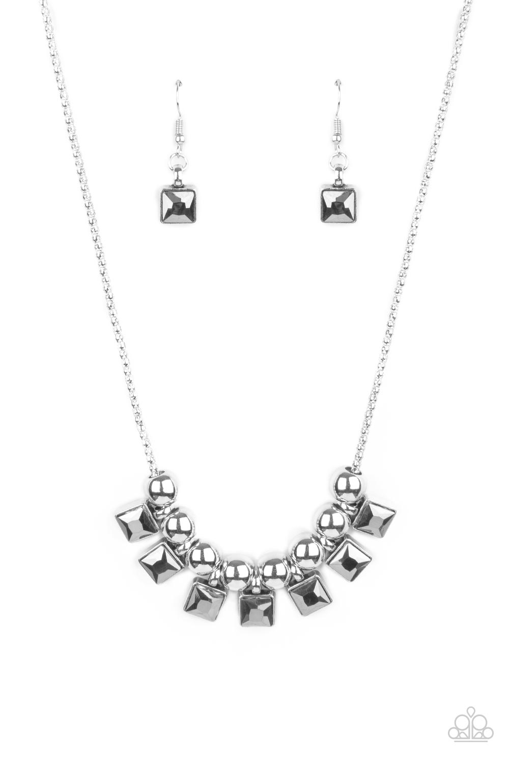 Paparazzi Graciously Audacious - Silver Necklace - A Finishing Touch Jewelry