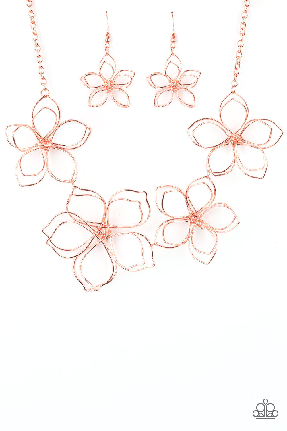 Paparazzi Flower Garden Fashionista - Copper necklace