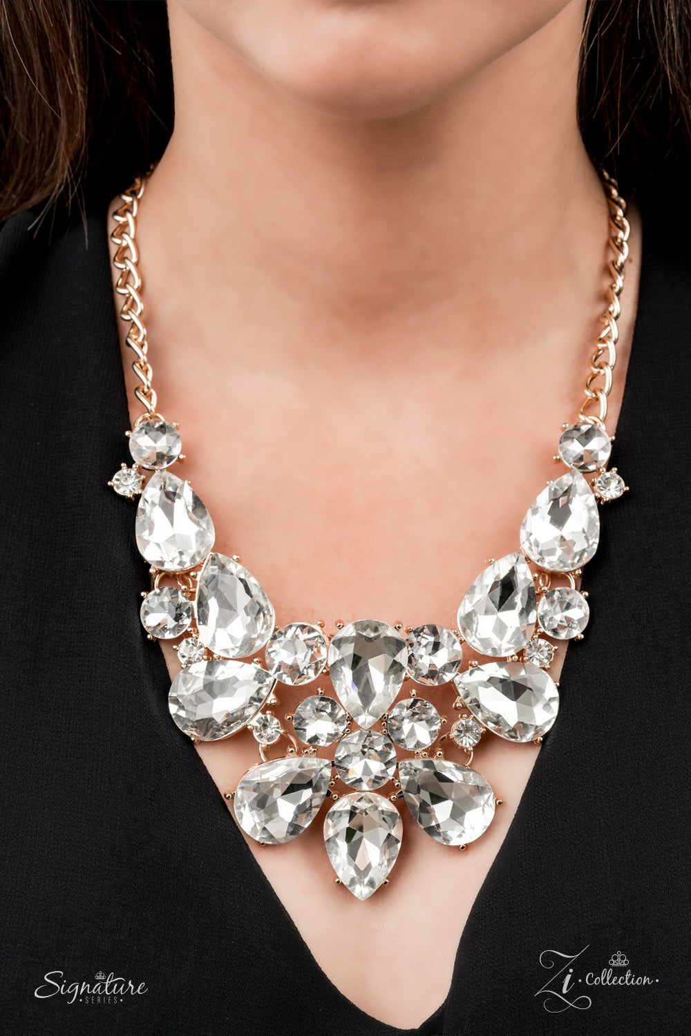 Paparazzi The Bea 2021 Zi Collection White Necklace - A Finishing Touch Jewelry