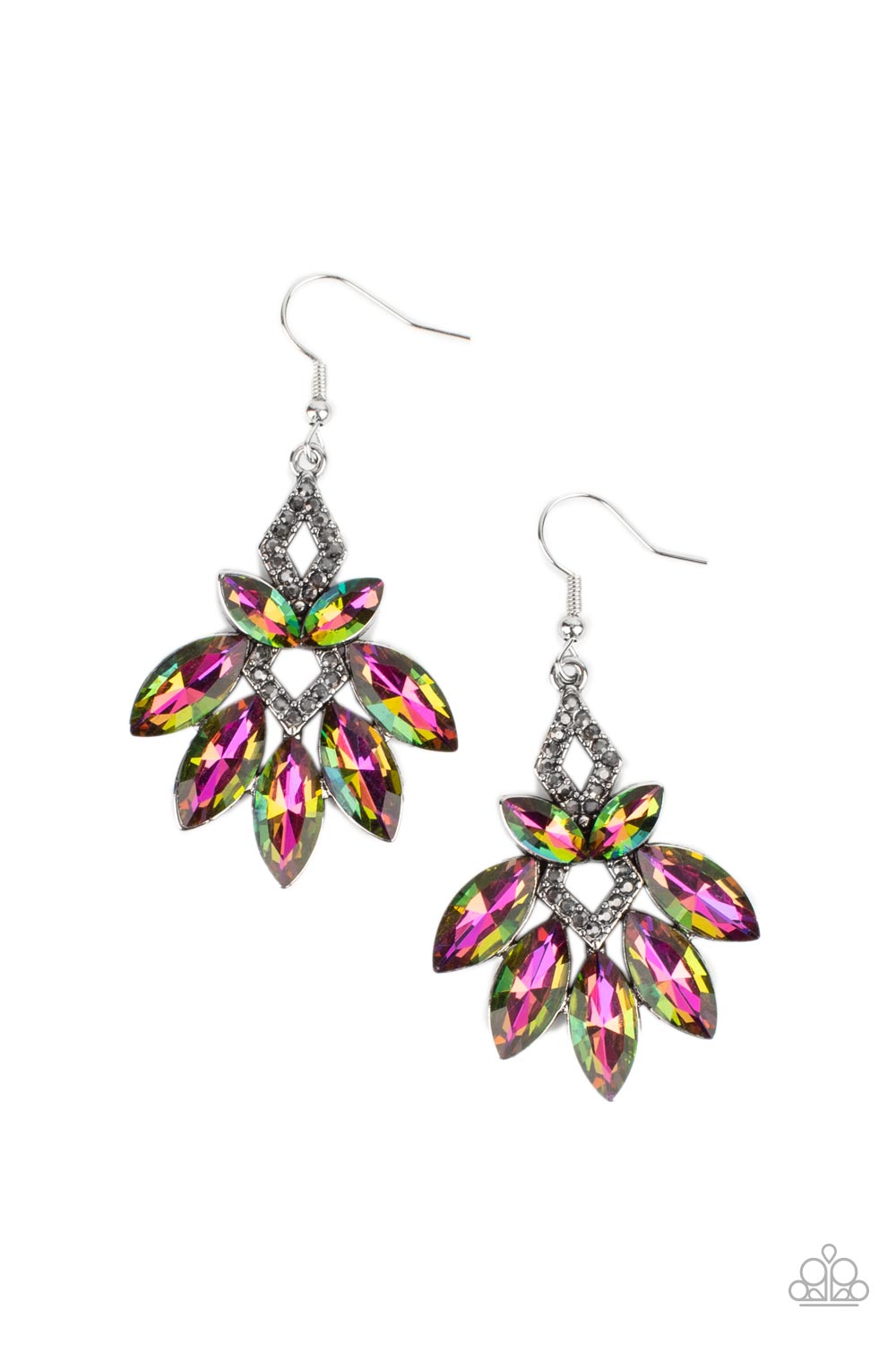 Paparazzi Galaxy Grandeur - Multi Earrings - A Finishing Touch Jewelry