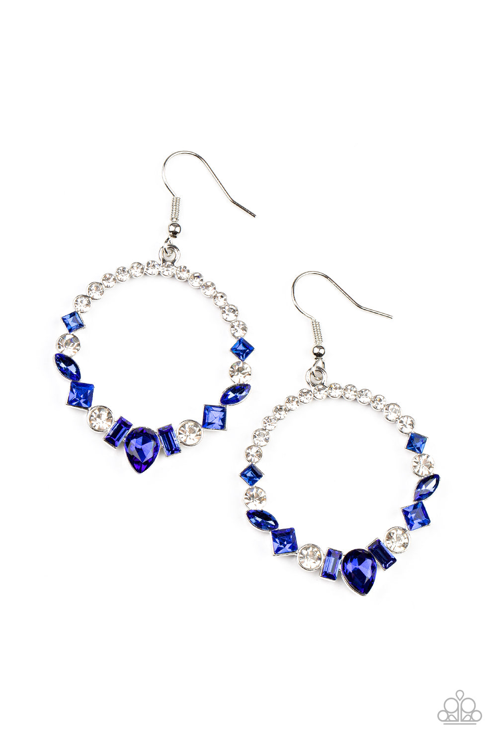 Paparazzi Revolutionary Refinement - Blue Earring-Paparazzi Jewelry Images