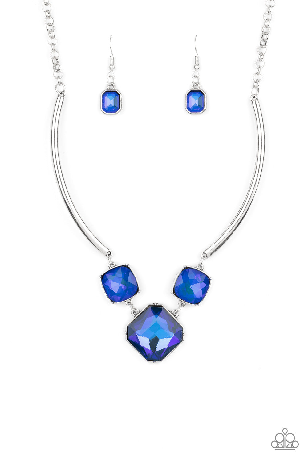 Paparazzi Divine IRIDESCENCE - Blue Necklace - A Finishing Touch Jewelry