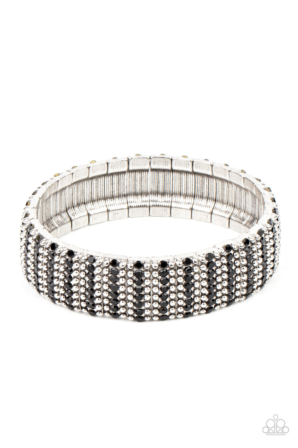 Paparazzi The GRIT Factor - Black Bracelet A Finishing Touch Jewelry