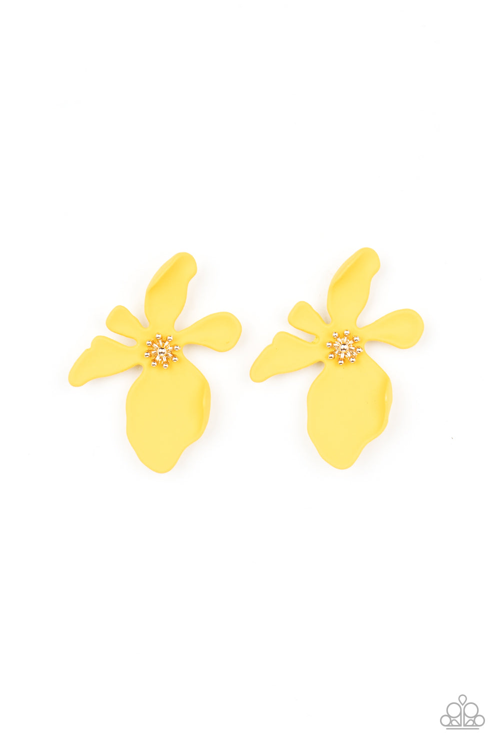 Paparazzi Hawaiian Heiress - Yellow Earrings - A Finishing Touch Jewelry