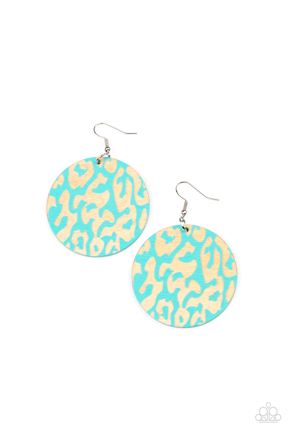 Paparazzi Catwalk Safari - Blue Earrings - A Finishing Touch Jewelry