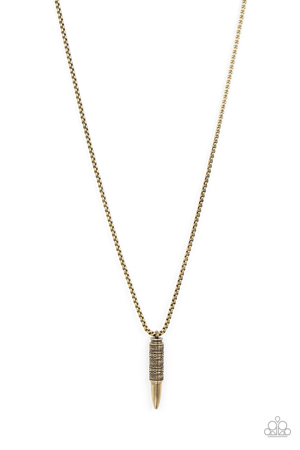 Paparazzi Highland Hunter - Brass Necklace - A Finishing Touch Jewelry