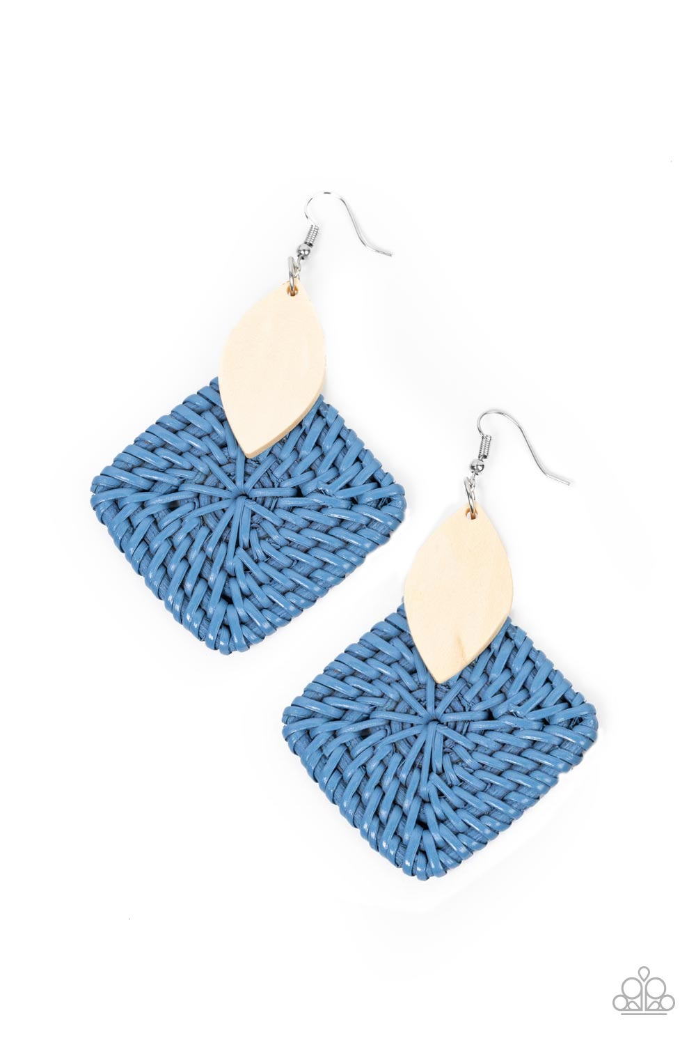 Paparazzi Sabbatical WEAVE - Blue Earrings - A Finishing Touch Jewelry