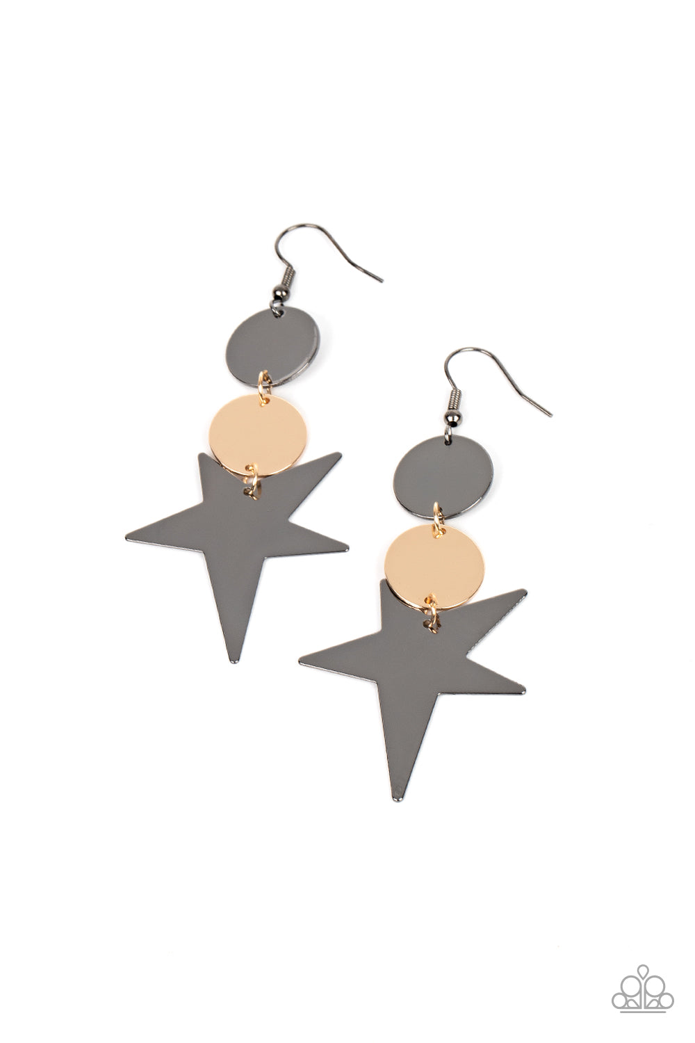 Paparazzi Star Bizarre - Multi Earrings - A Finishing Touch Jewelry