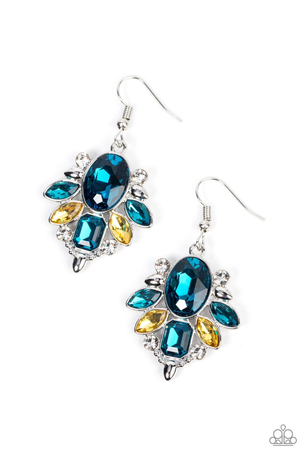 Paparazzi Glitzy Go-Getter - Multi Earrings - A Finishing Touch Jewelry