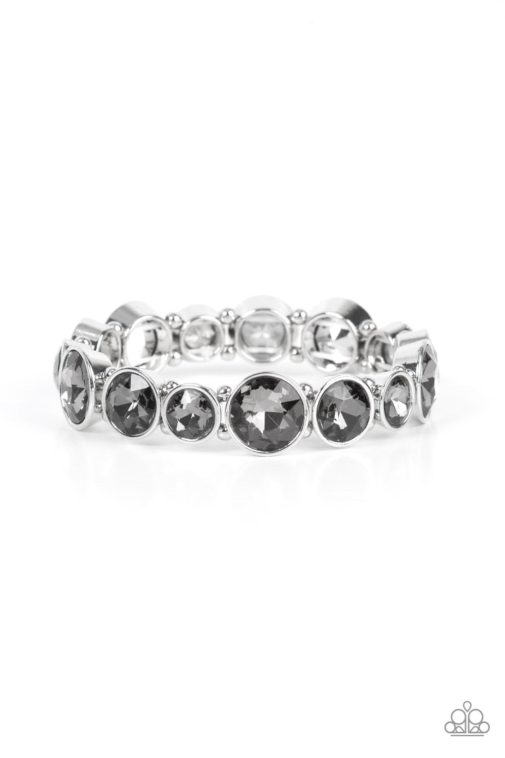 Paparazzi Twinkling Tease - Silver Bracelet - A Finishing Touch Jewelry