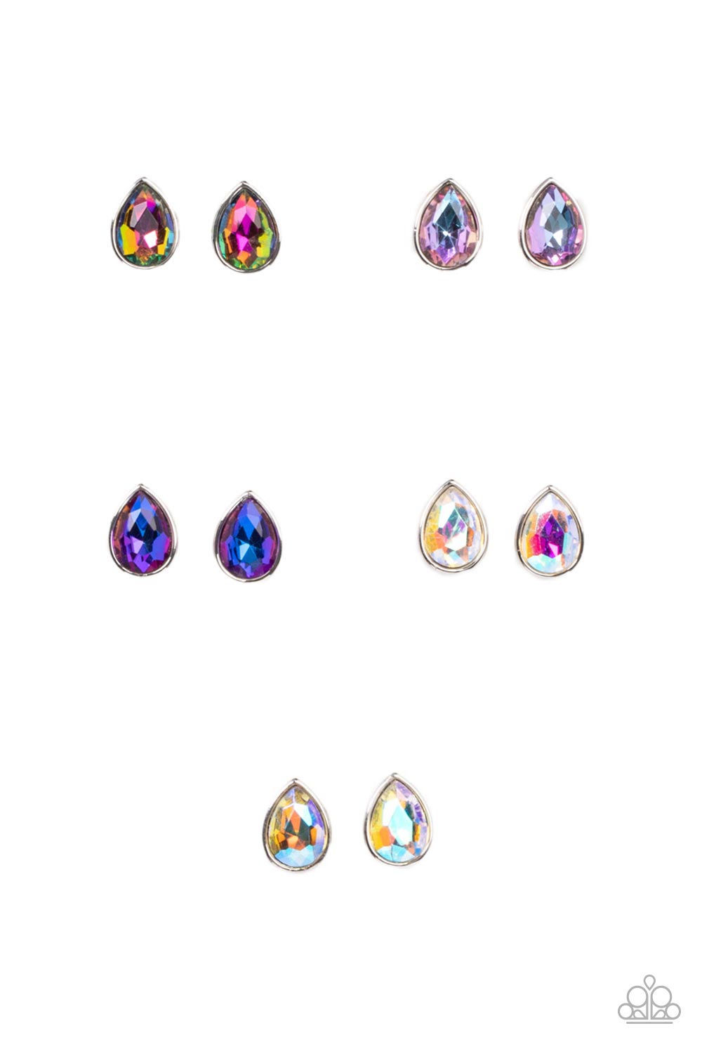 Paparazzi Starlet Shimmer Iridescent Teardrop Earrings - A Finishing Touch Jewelry