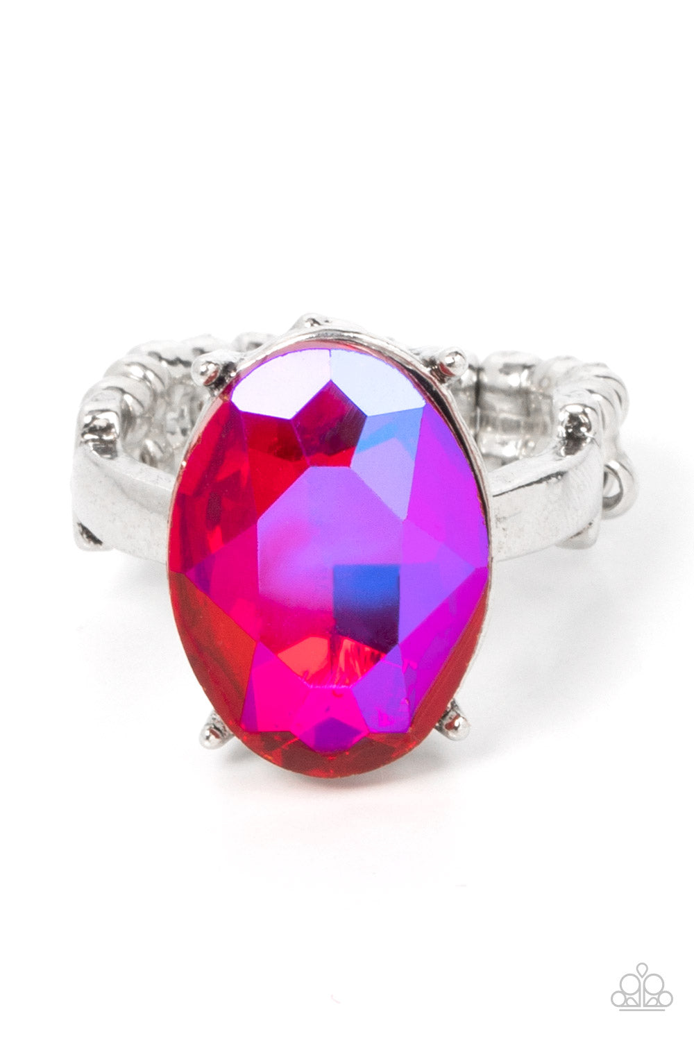 Paparazzi Updated Dazzle - Pink Ring - A Finishing Touch Jewelry