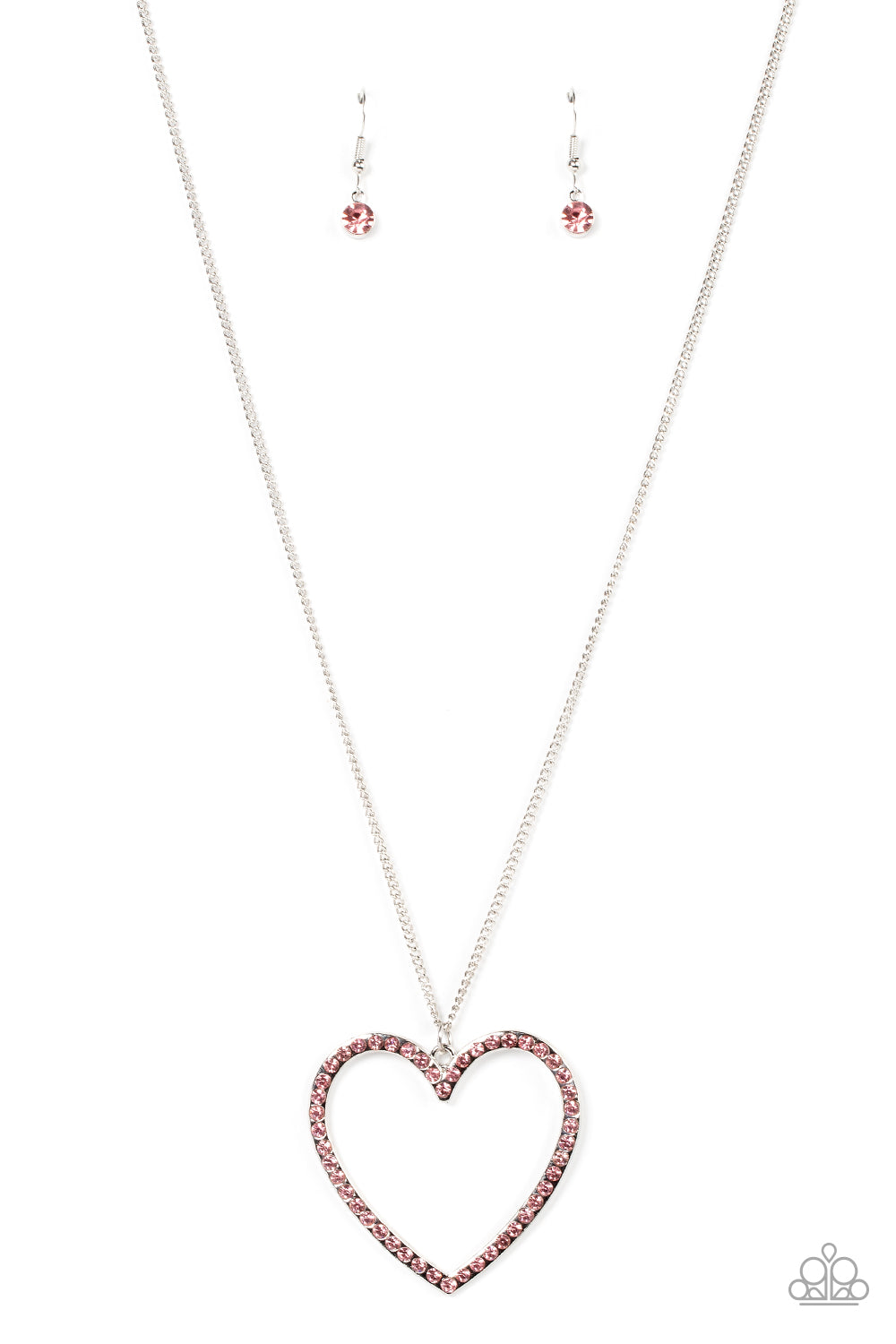 Paparazzi Va-Va-VALENTINE - Pink Necklace - A Finishing Touch Jewelry